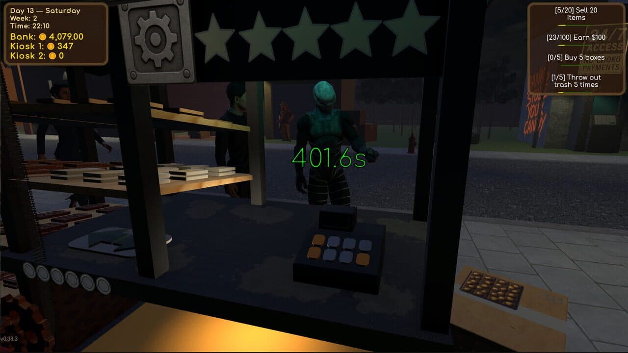 Choco Kiosk Simulator screenshot 2