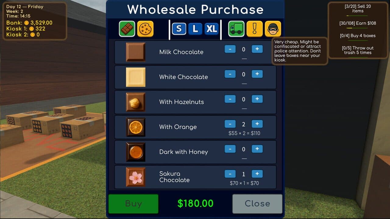 Choco Kiosk Simulator screenshot 13